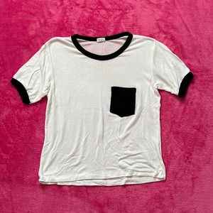 Black and White Vintage Brandy Melville Tee